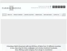 Tablet Screenshot of fabrichousetx.com